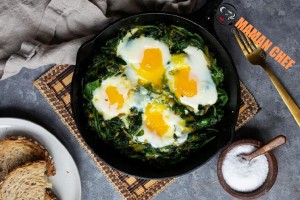 طرز تهیه نرگسی‌اسفناج